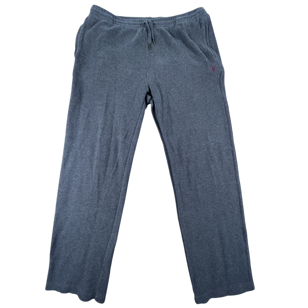 Polo Ralph Lauren Sweatpant Mens XL Gray Joggers Straight Leg Cotton Lounge Pant
